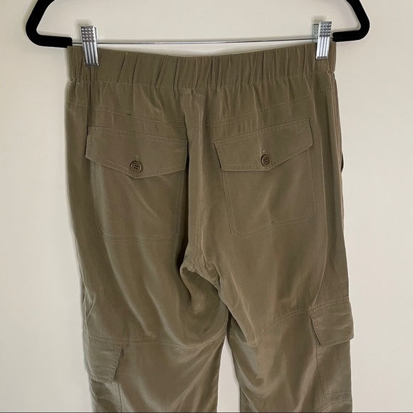 Theory Silk Hamtana Cargo Pants S - Picture 8 of 10